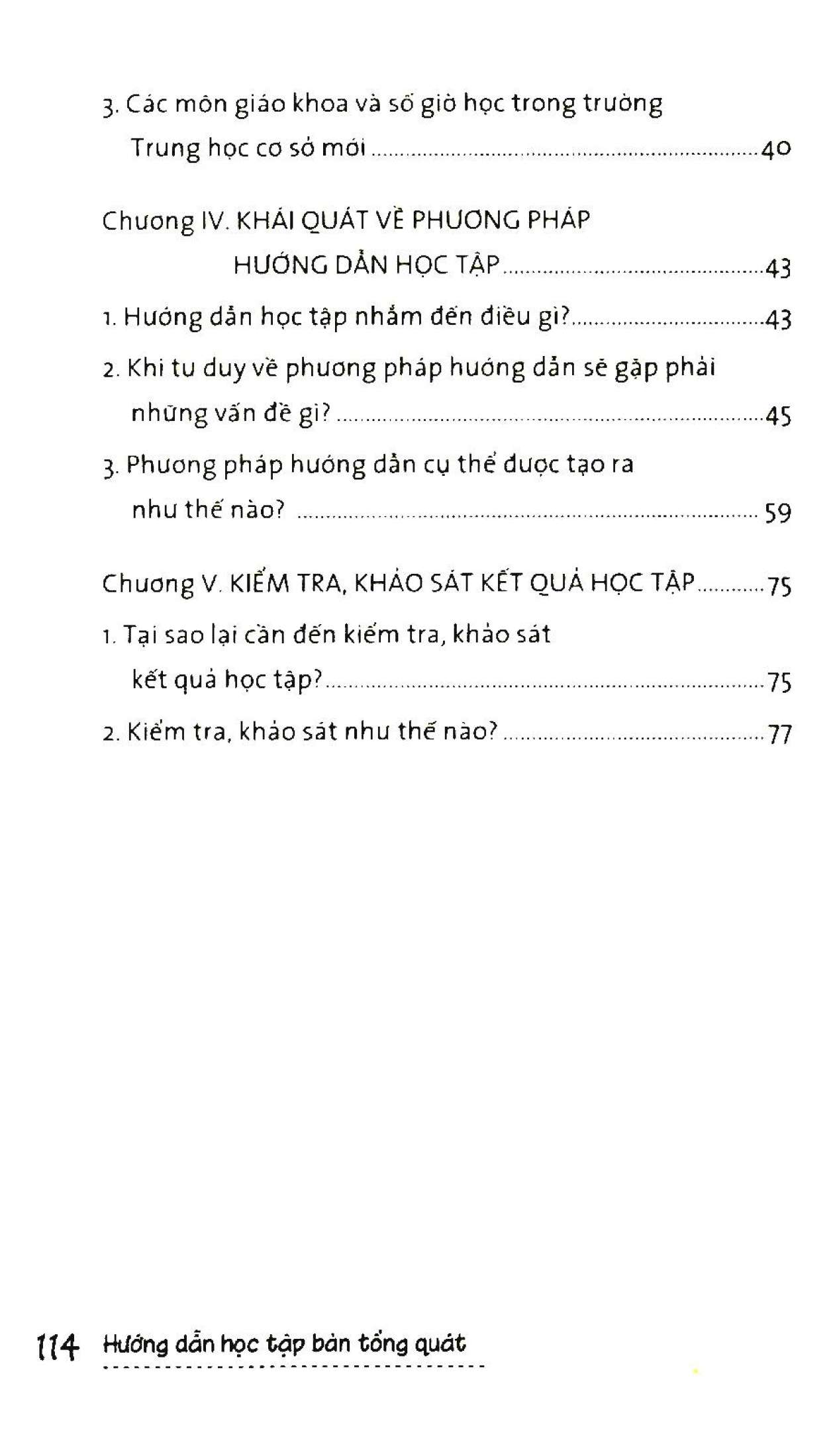 hướng dẫn học tập bản tổng quát