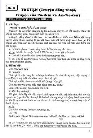 hướng dẫn học tốt ngữ văn 6 - tập 1 (cánh diều)