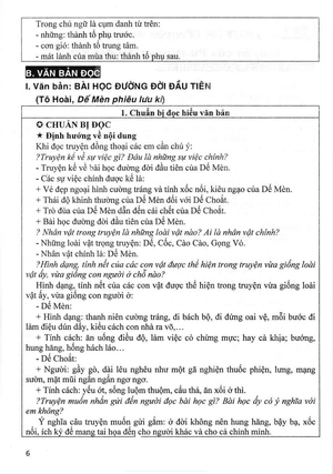 hướng dẫn học tốt ngữ văn 6 - tập 1 (cánh diều)