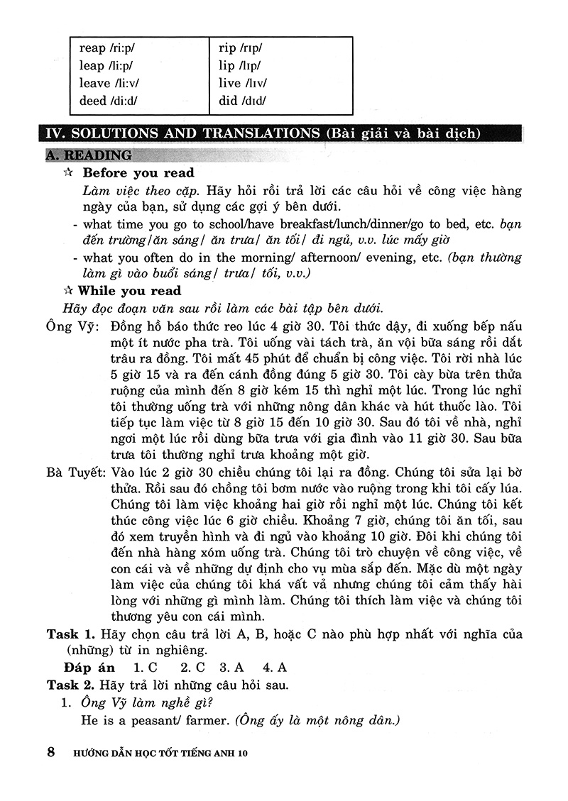 hướng dẫn học tốt tiếng anh 10 (tái bản 2018)