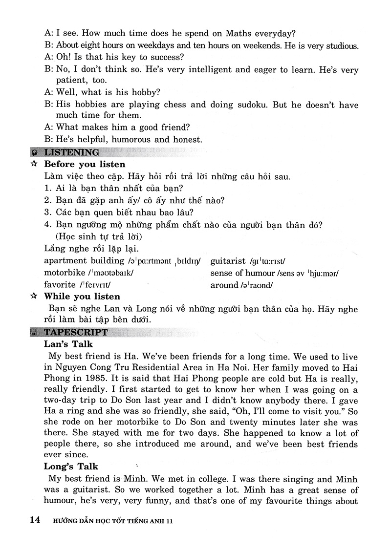 hướng dẫn học tốt tiếng anh 11 (tái bản 2018)