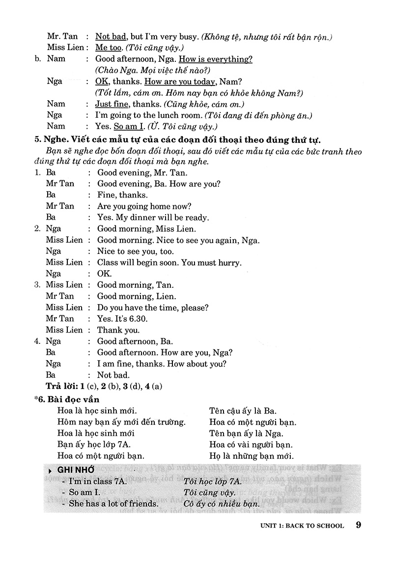 hướng dẫn học tốt tiếng anh 7