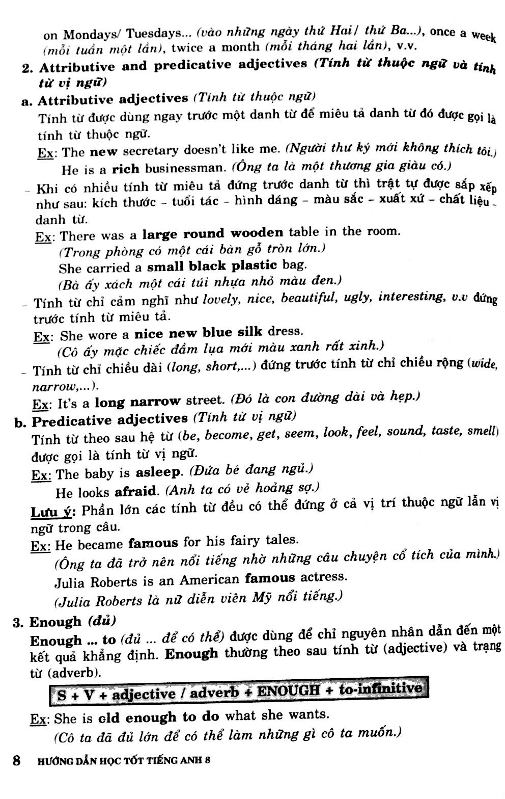 hướng dẫn học tốt tiếng anh 8 (tái bản 2018)
