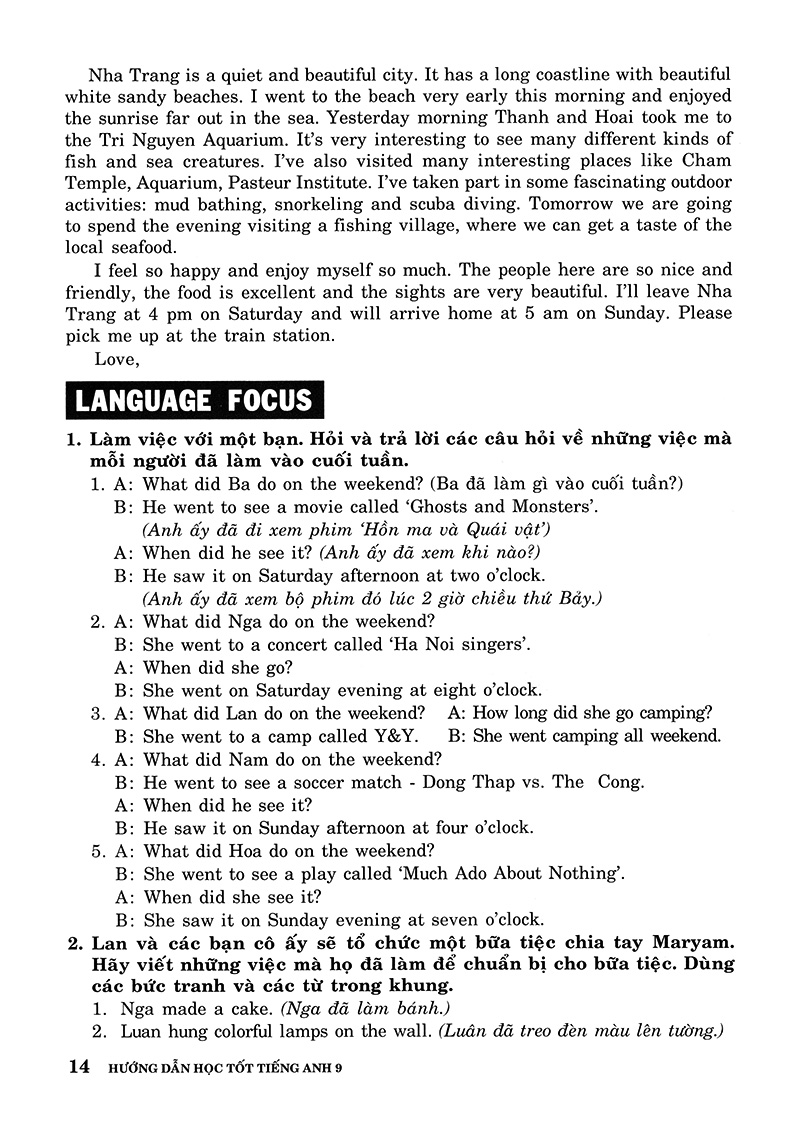 hướng dẫn học tốt tiếng anh 9