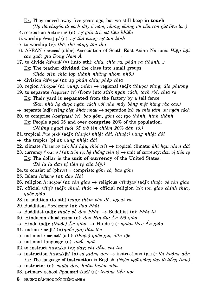 hướng dẫn học tốt tiếng anh 9