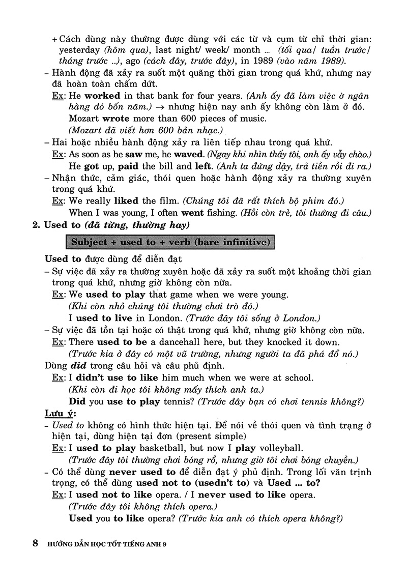 hướng dẫn học tốt tiếng anh 9