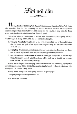 hướng dẫn học tốt tiếng anh lớp 8 - theo chương trình mới của bộ gd và đào tạo (tái bản 2018)