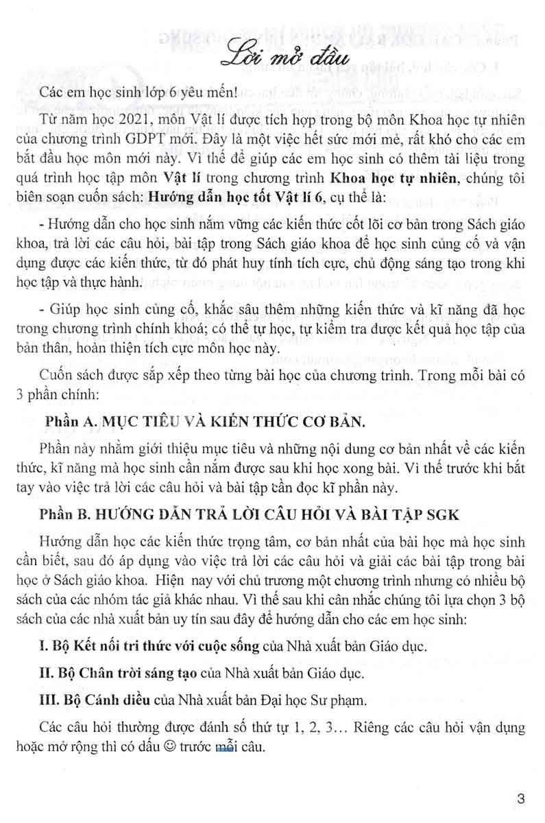 hướng dẫn học tốt vật lí 6 (theo chương trình giáo dục phổ thông mới - định hướng phát triển năng lực)