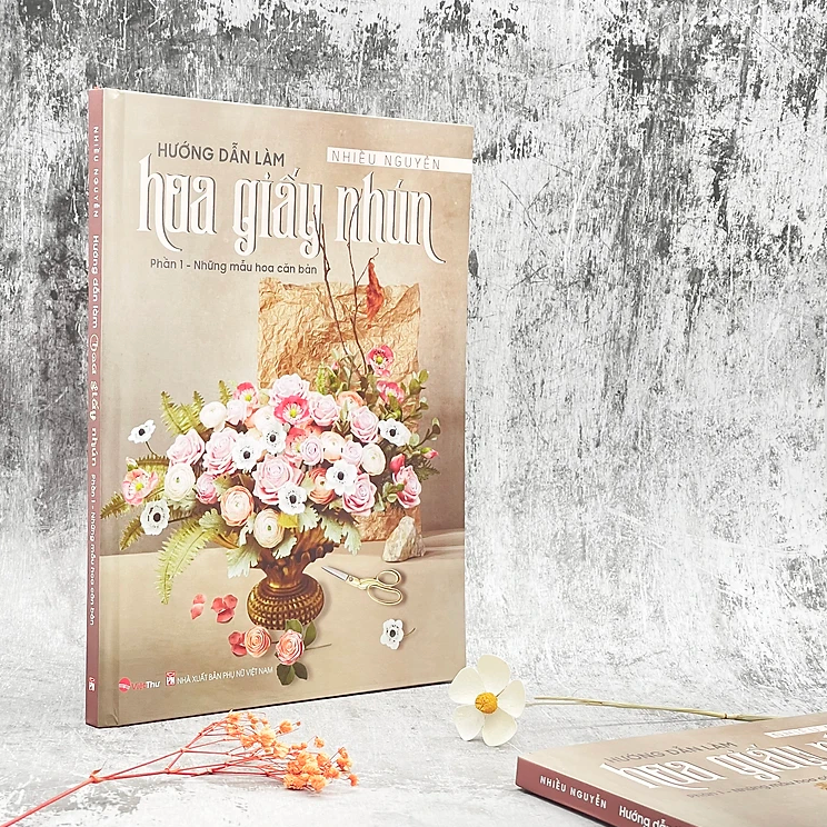 hướng dẫn làm hoa giấy nhún - phần 1: những mẫu hoa căn bản