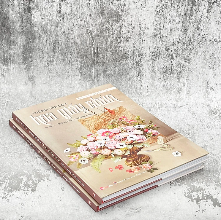 hướng dẫn làm hoa giấy nhún - phần 1: những mẫu hoa căn bản