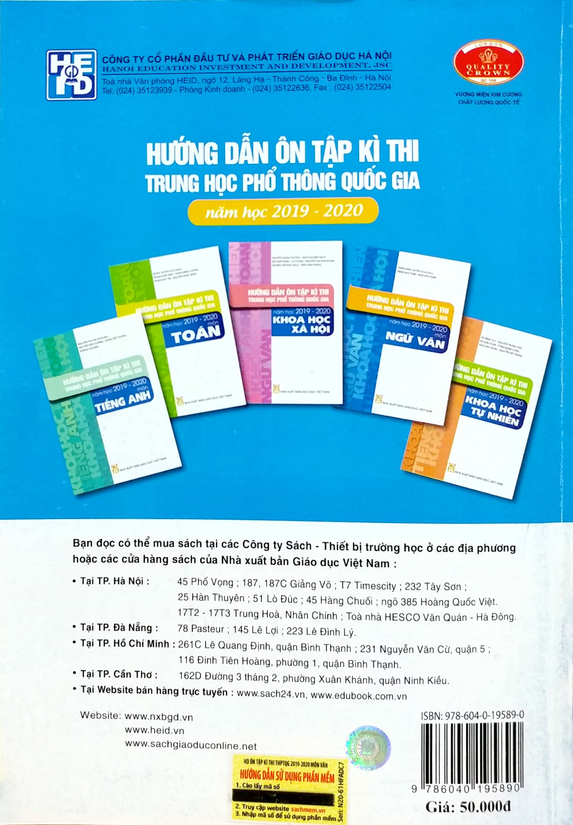 hướng dẫn ôn tập kì thi thpt quốc gia năm học 2019 - 2020 môn ngữ văn