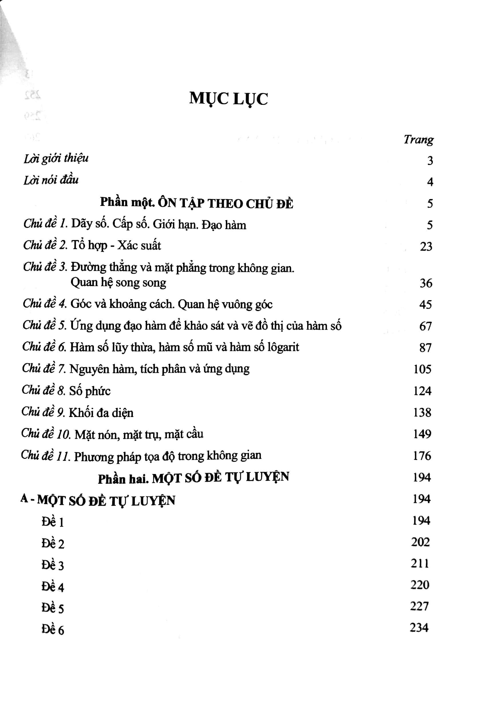 hướng dẫn ôn tập kì thi thpt quốc gia năm học 2019 - 2020 môn toán