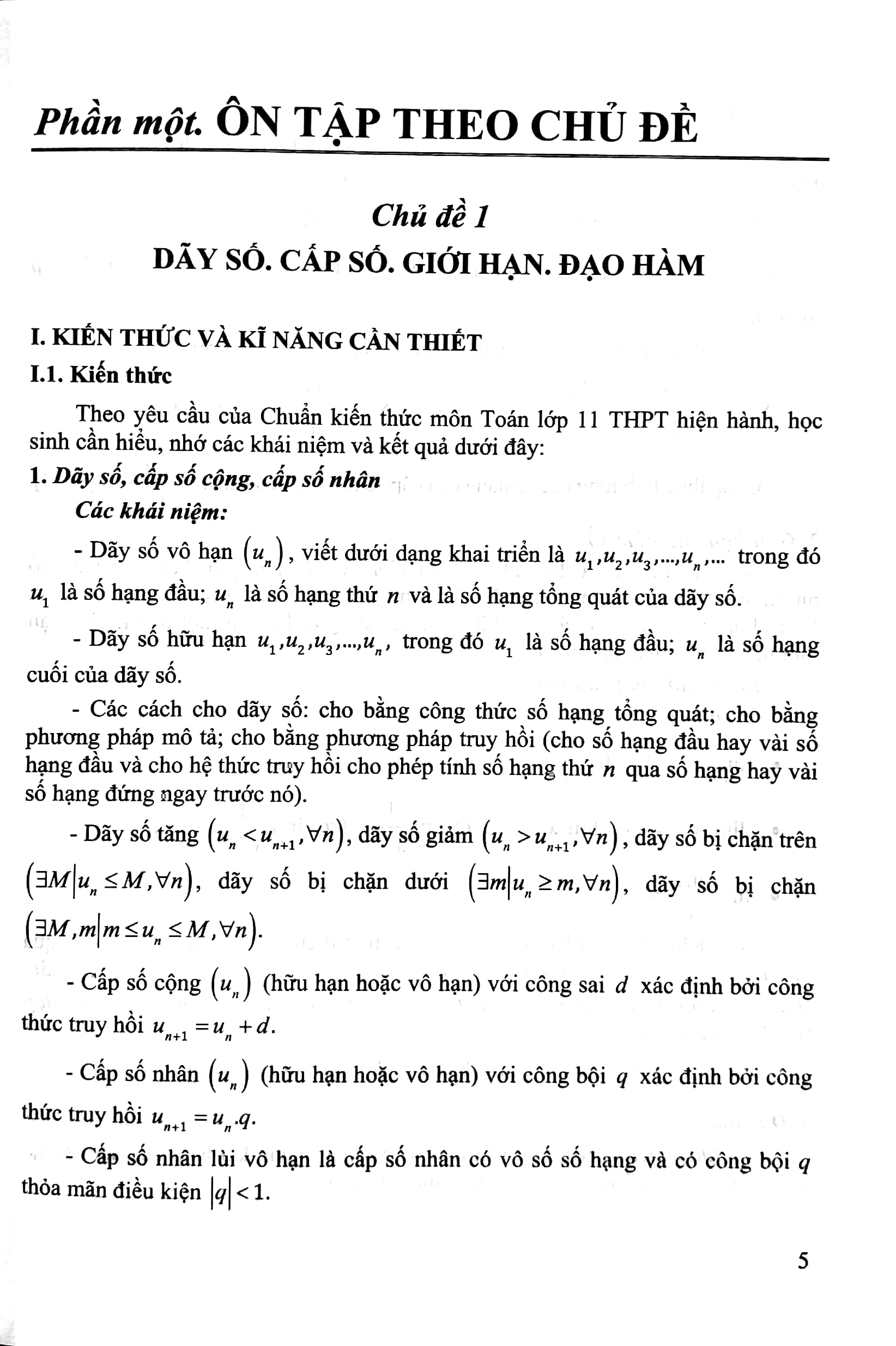 hướng dẫn ôn tập kì thi thpt quốc gia năm học 2019 - 2020 môn toán