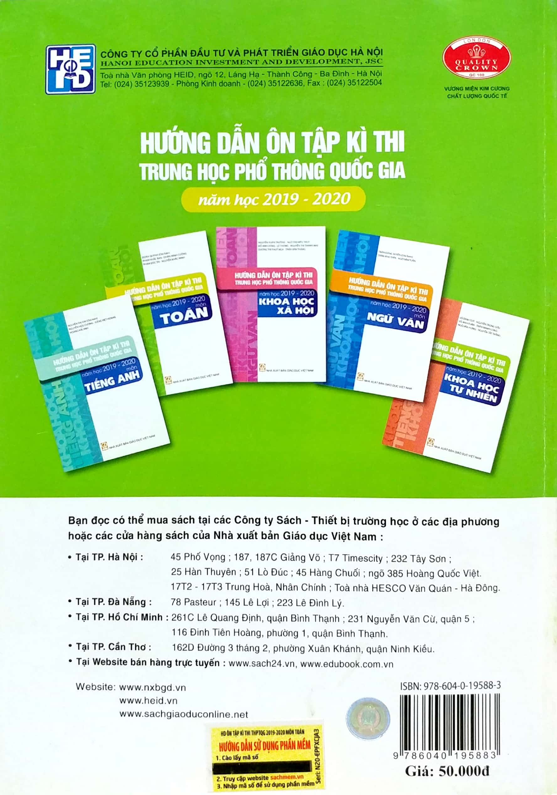 hướng dẫn ôn tập kì thi thpt quốc gia năm học 2019 - 2020 môn toán