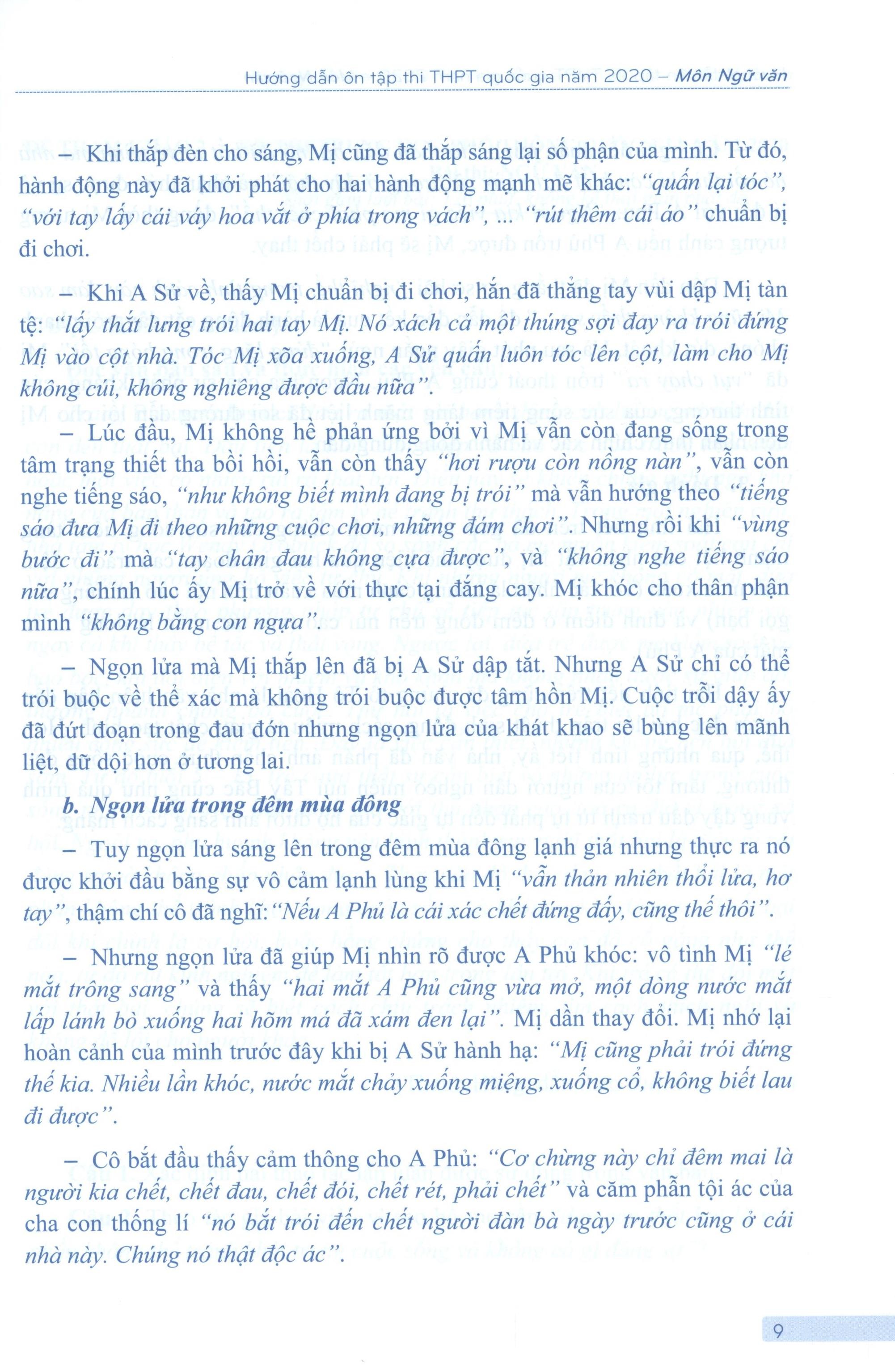 hướng dẫn ôn tập thi thpt quốc gia năm 2020 môn ngữ văn