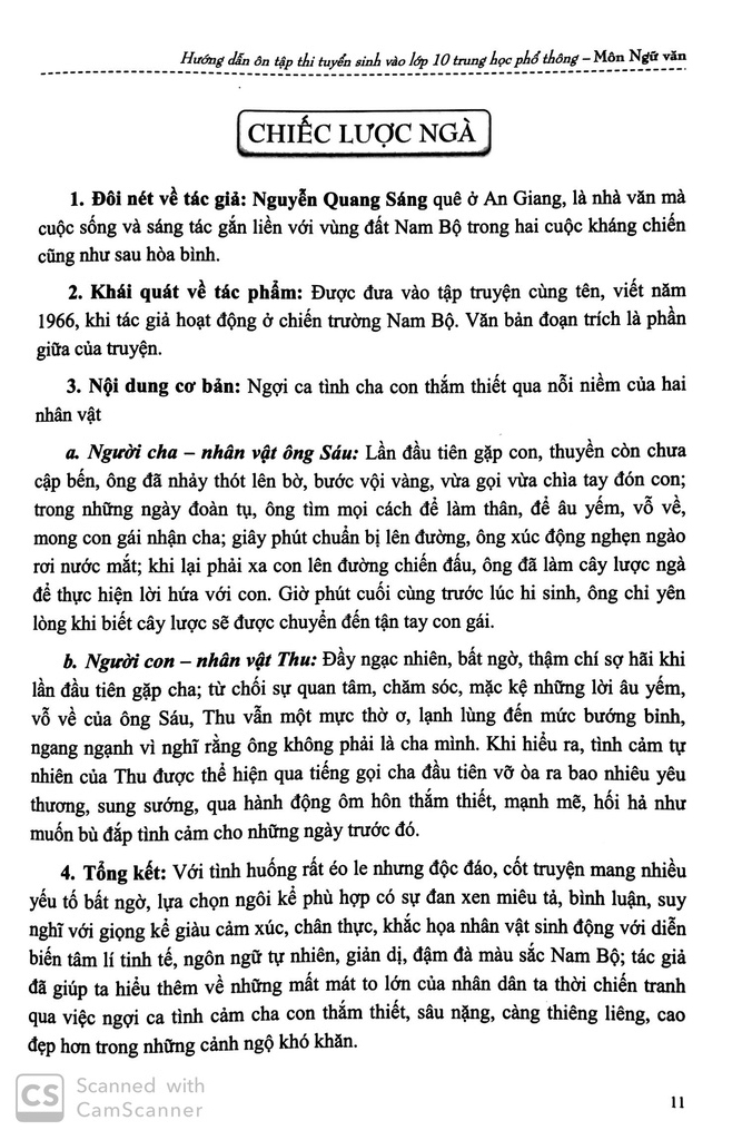 hướng dẫn ôn tập thi tuyển sinh lớp 10 trung học phổ thông - môn ngữ văn (tái bản 2019)