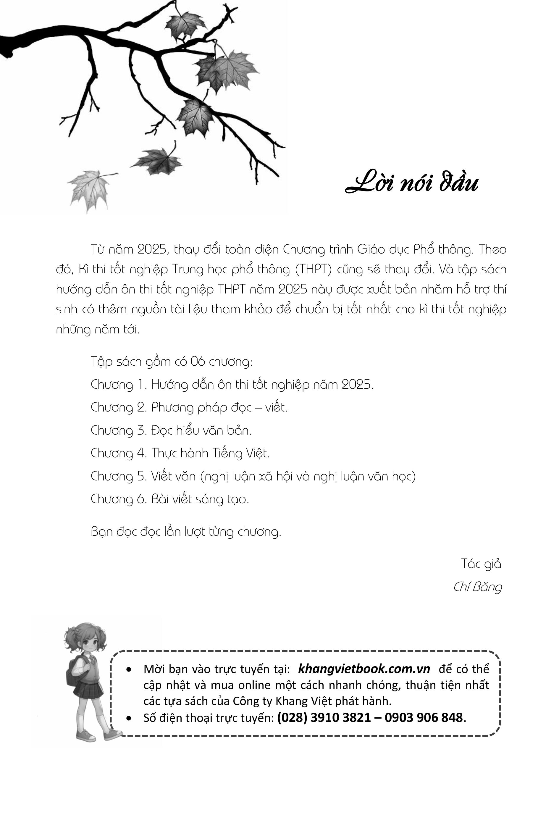 hướng dẫn ôn thi tốt nghiệp trung học phổ thông - môn ngữ văn