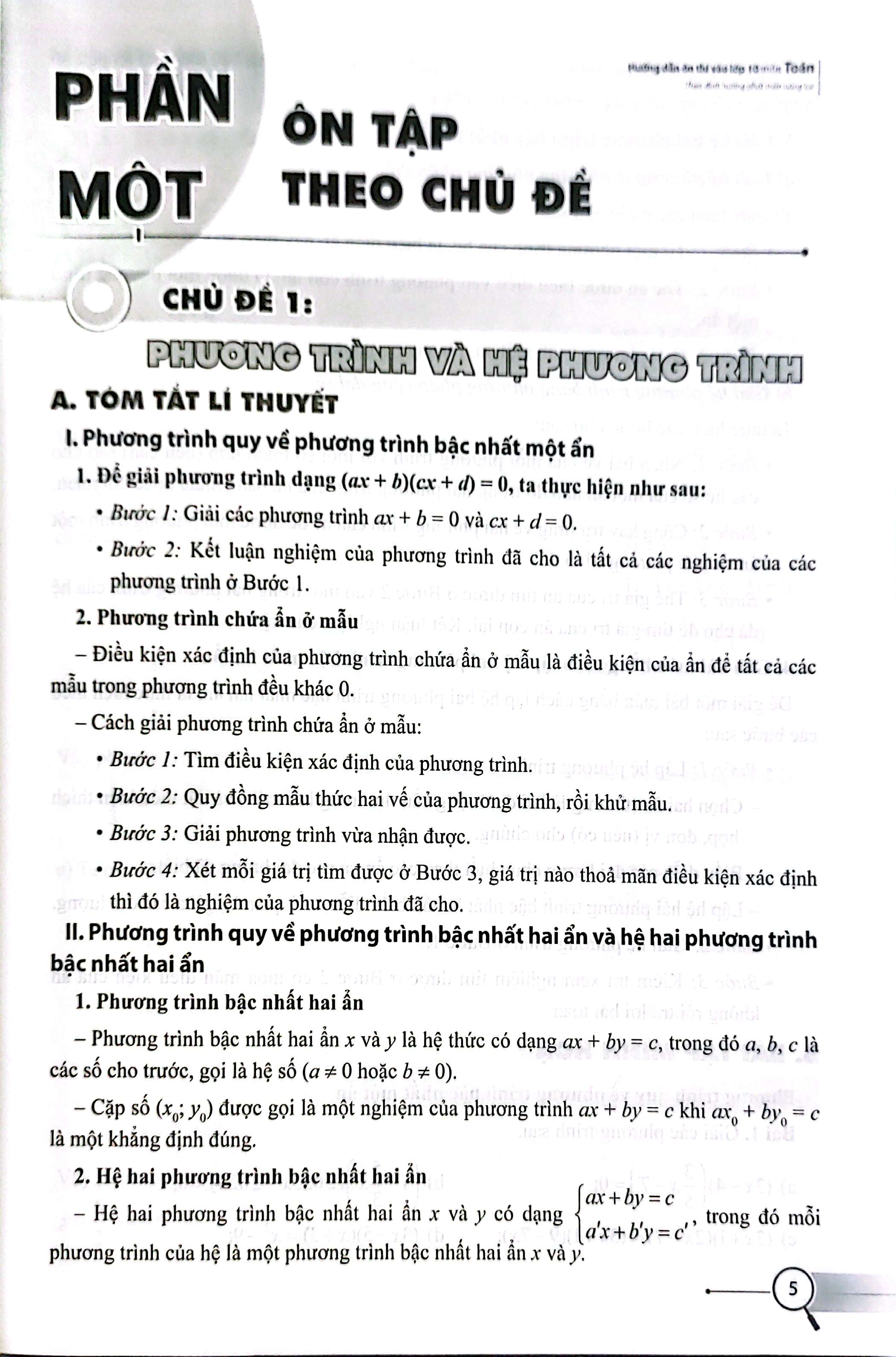 Hướng Dẫn Ôn Thi Vào Lớp 10 - Môn Toán (Theo Định Hướng Phát Triển Năng Lực)