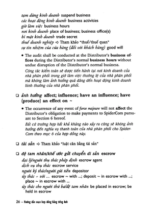 hướng dẫn soạn hợp đồng bằng tiếng anh