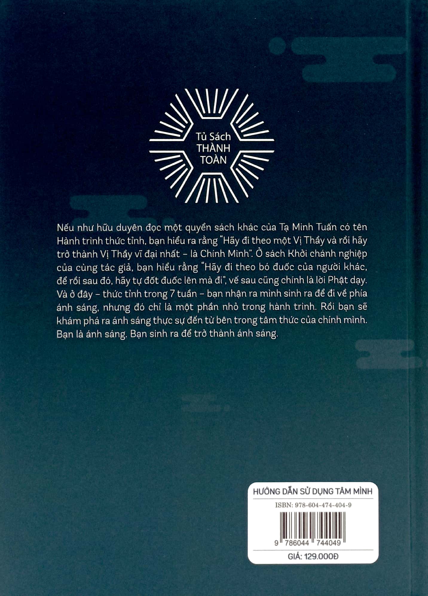 hướng dẫn sử dụng tâm mình - bìa cứng