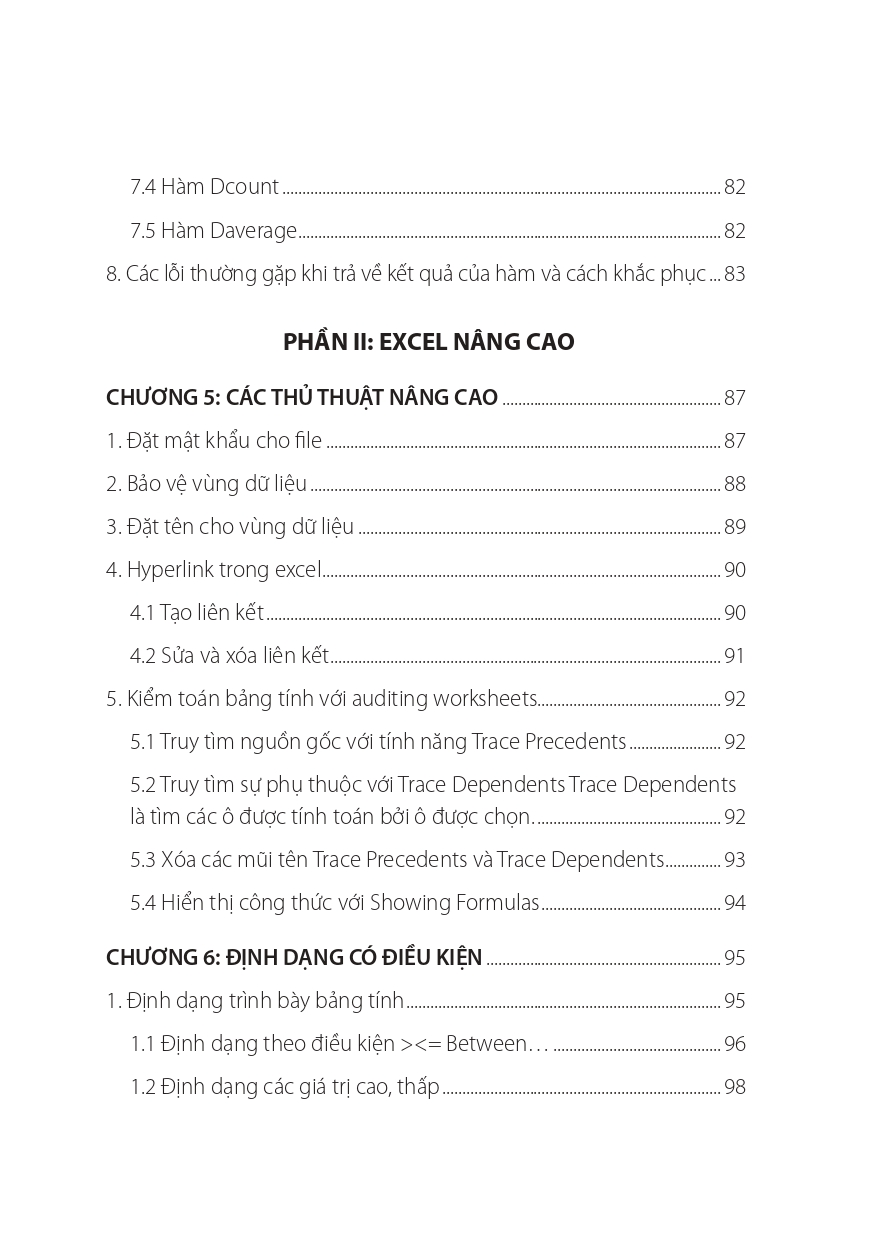 Hướng Dẫn Thực Hành Excel Từ Cơ Bản Đến Nâng Cao