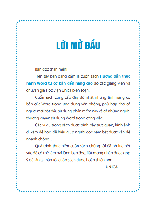 Hướng Dẫn Thực Hành Word Từ Cơ Bản Đến Nâng Cao