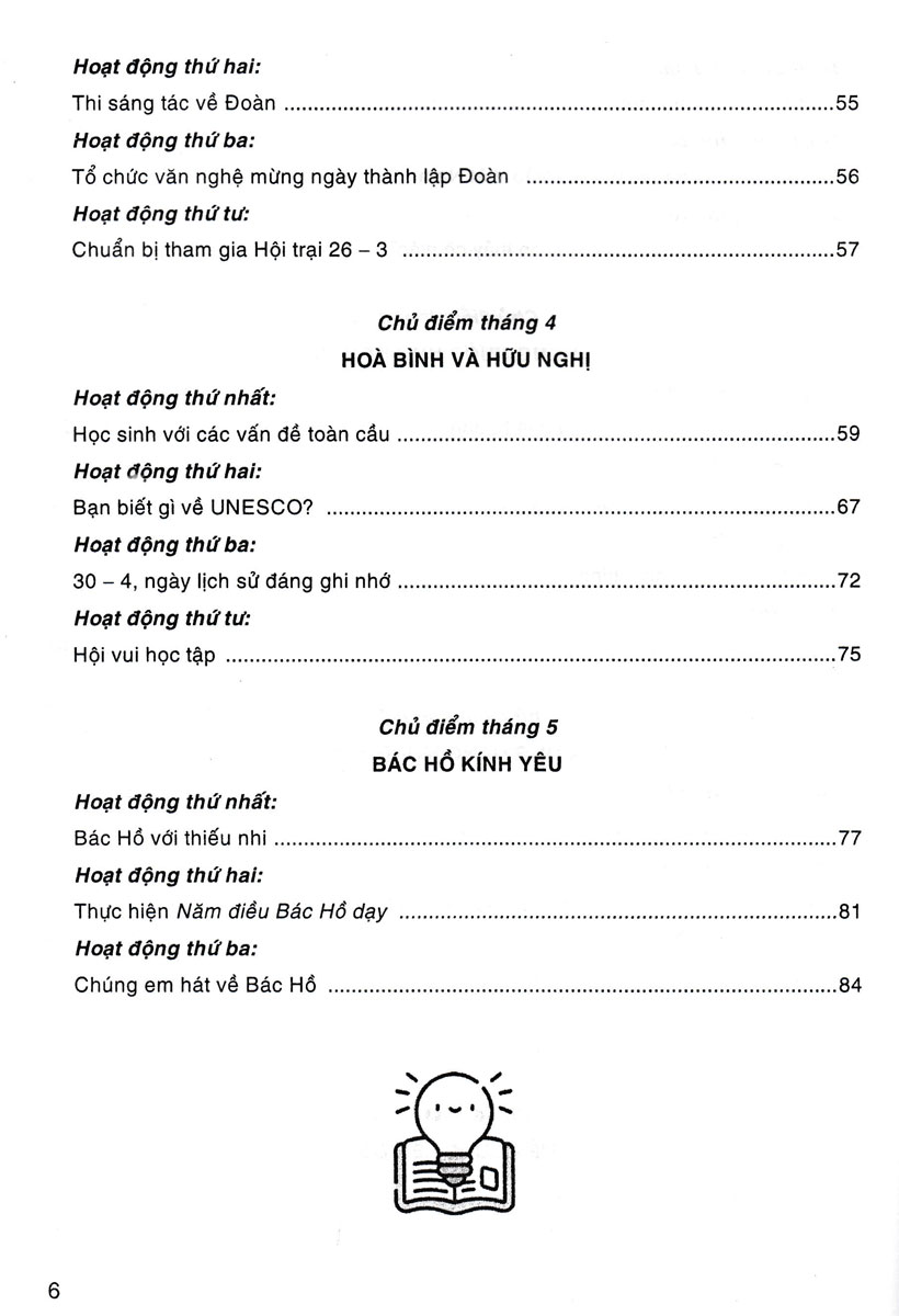 hướng dẫn thực hiện hoạt động giáo dục ngoài giờ lên lớp - lớp 8 (dùng chung cho các bộ sgk hiện hành)