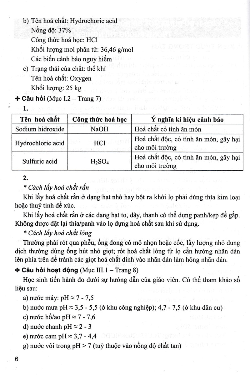 Hướng Dẫn Trả Lời Câu Hỏi Khoa Học Tự Nhiên 8 - Ảnh 4
