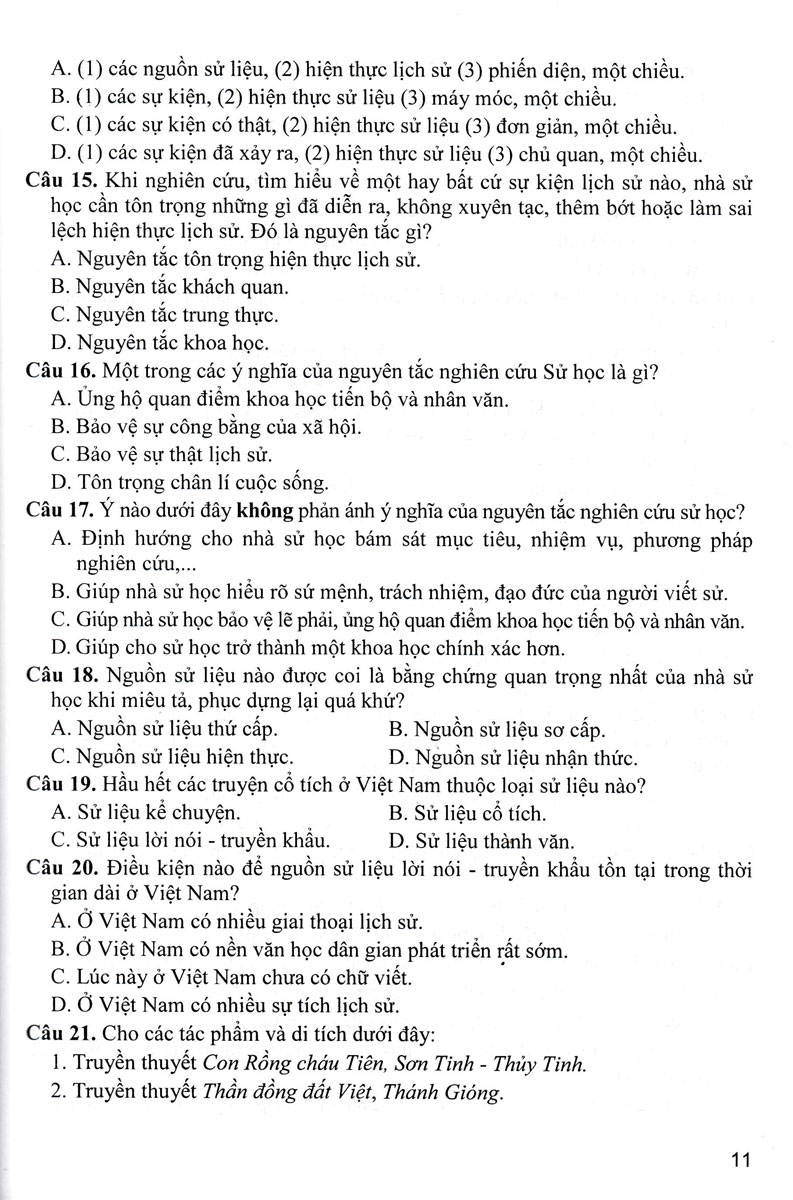 hướng dẫn trả lời câu hỏi tự luận và trắc nghiệm lịch sử 10 (biên soạn theo chương trình giáo dục phổ thông mới - định hướng phát triển năng lực)