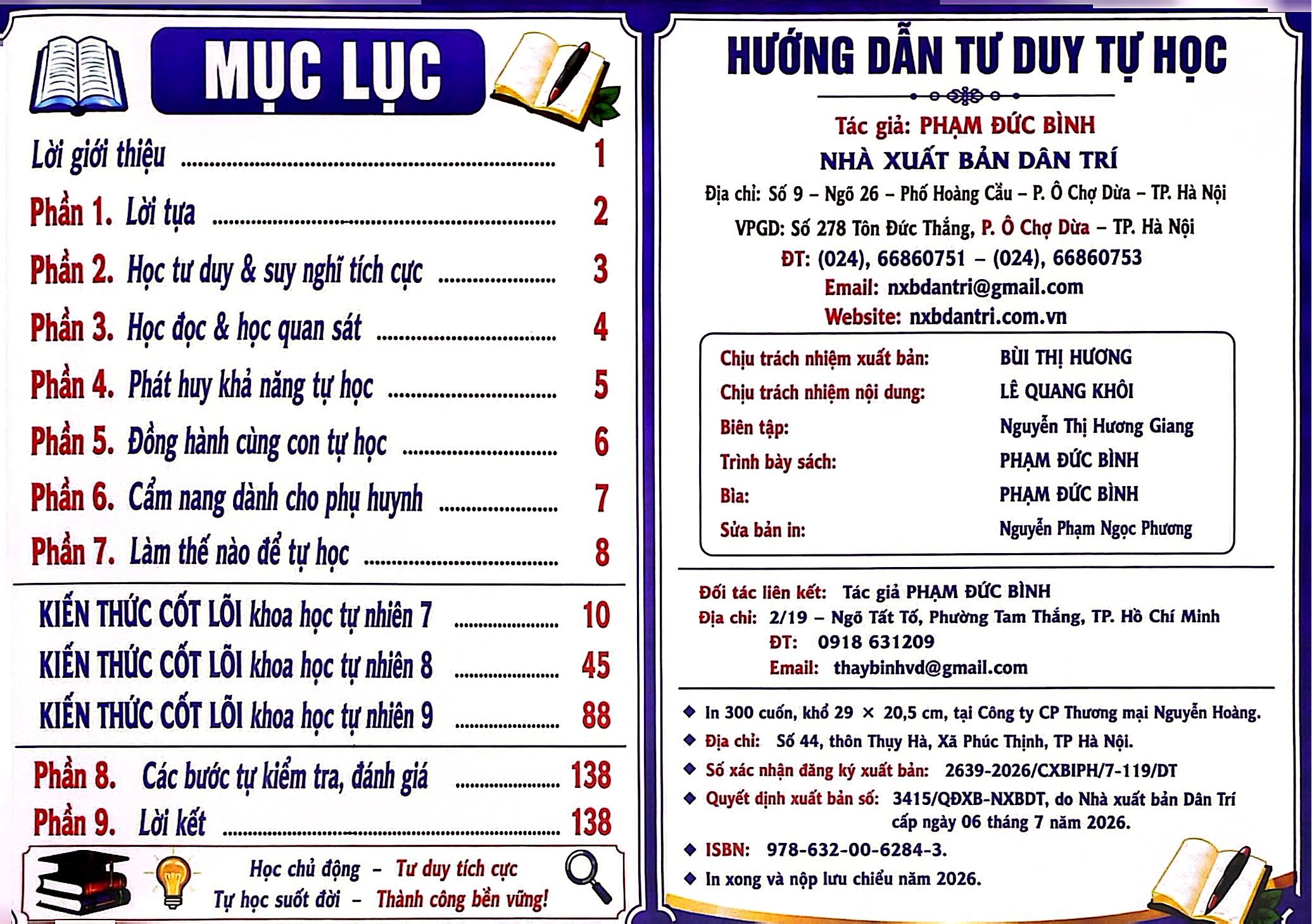Hướng Dẫn Tư Duy Tự Học - Dùng Cho Phụ Huynh Và Học Sinh Trung Học Cơ Sở - Ảnh 3