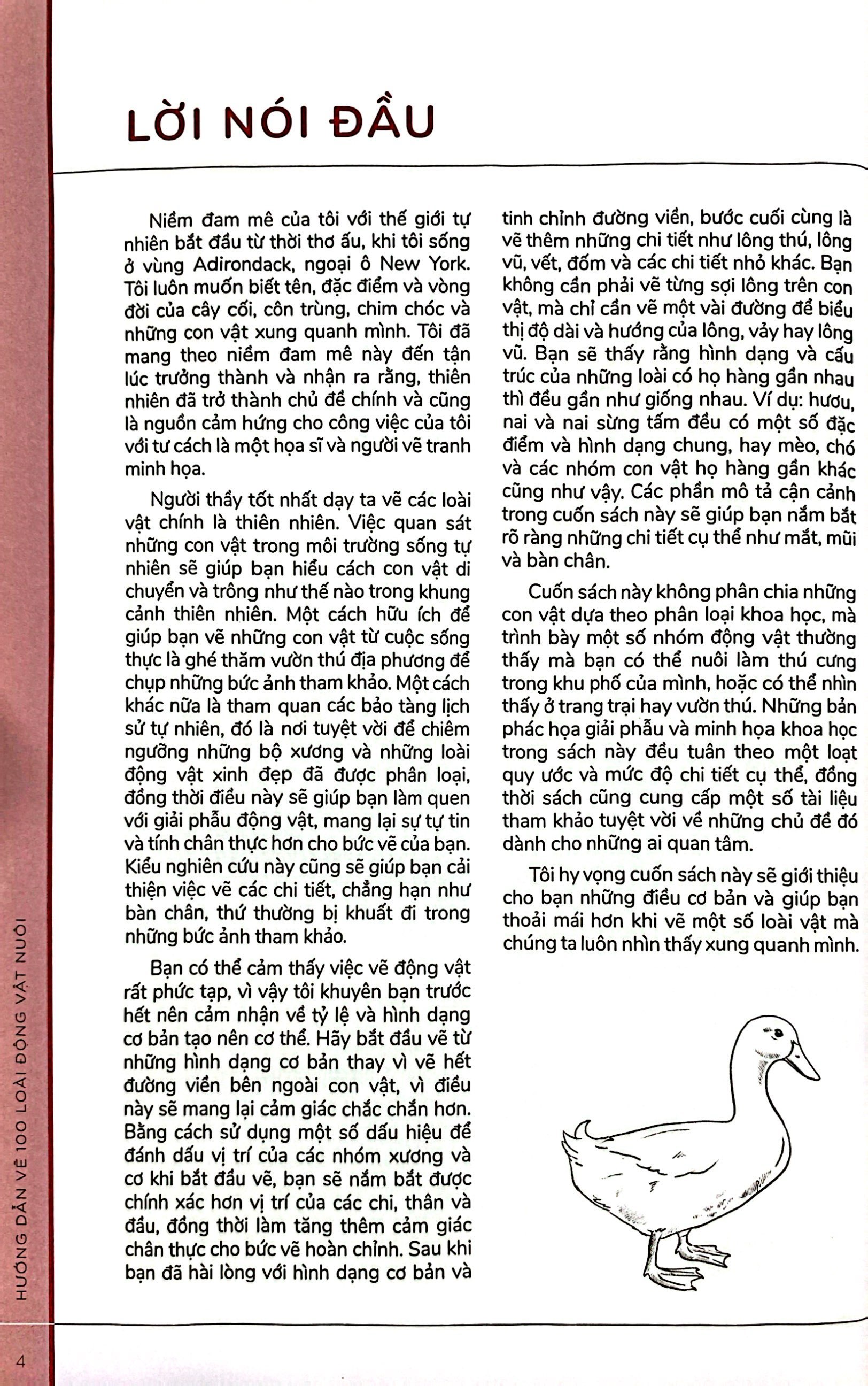 hướng dẫn vẽ 100 loài động vật nuôi