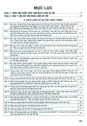 hướng dẫn viết và dàn ý các đoạn văn nghị luận xã hội ngữ văn 8 (dùng chung cho các bộ sgk hiện hành)