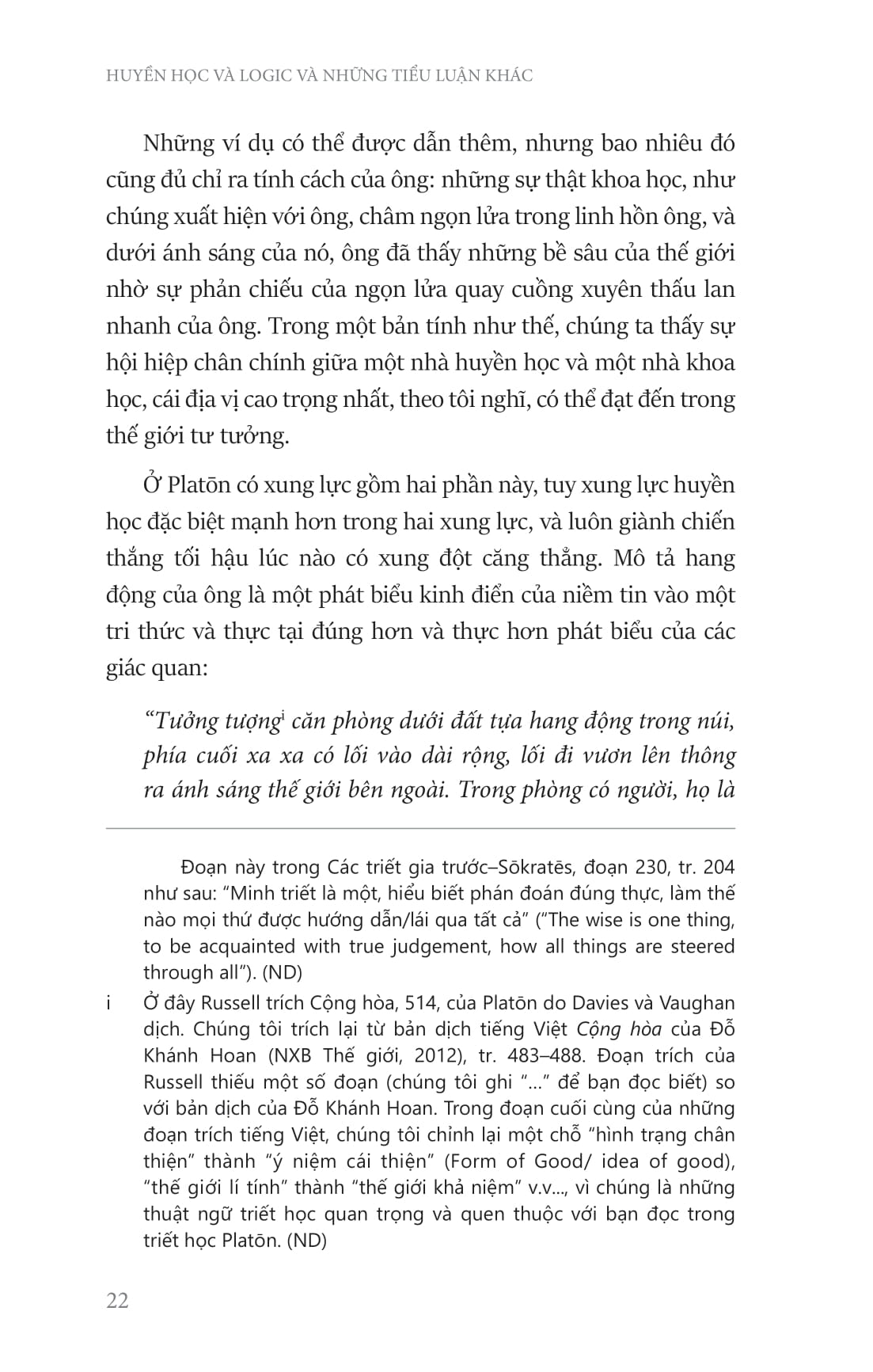 huyền học và logic và những tiểu luận khác - mysticism and logic and other essays