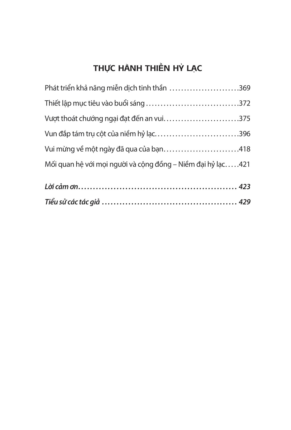 hỷ lạc từ tâm