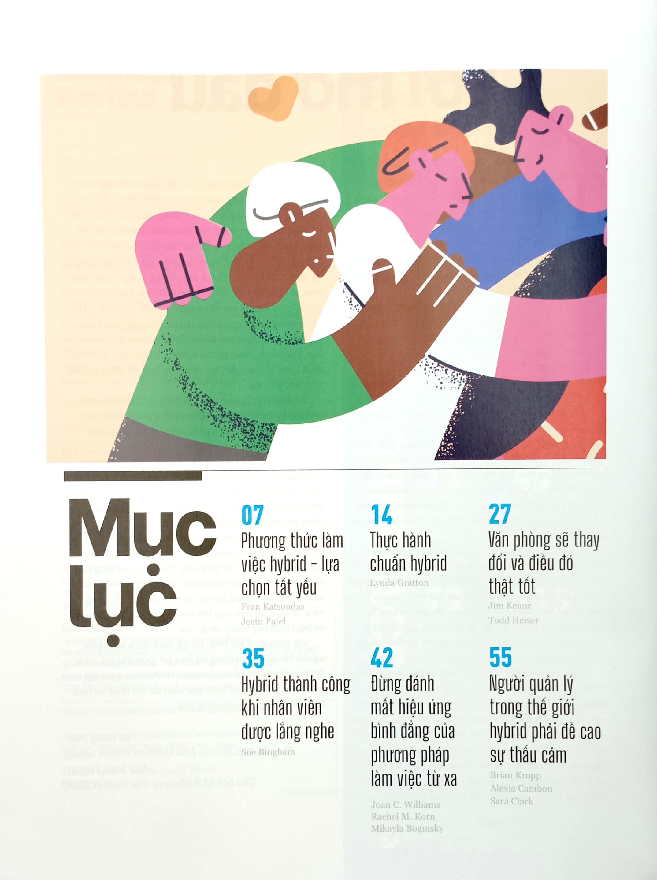 hybrid work place - công sở hybrid