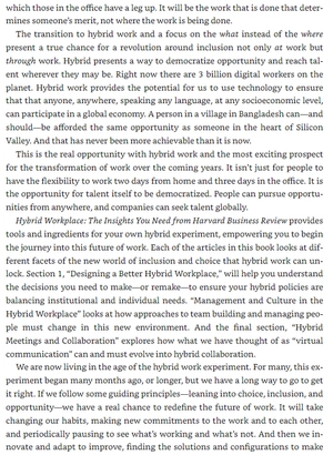 hybrid workplace: the insights you need from harvard business review (hbr insights series)