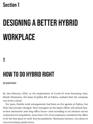 hybrid workplace: the insights you need from harvard business review (hbr insights series)