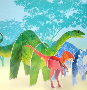 i can make it! dinosaur