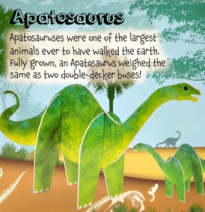 i can make it! dinosaur