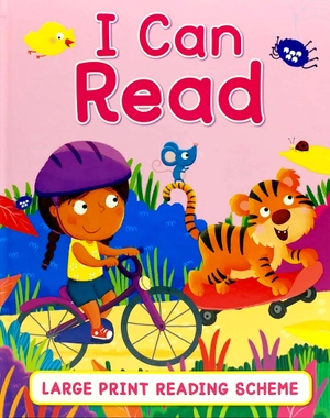 i can read - large print reading scheme (pink cover)