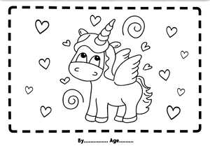 i love to colour my placemat: princess