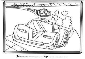 i love to colour my placemat: things that go