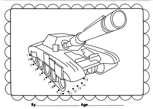 i love to colour my placemat: things that go