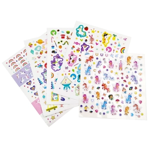 i love unicorns sticker activity case