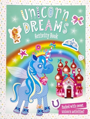 i love unicorns sticker activity case