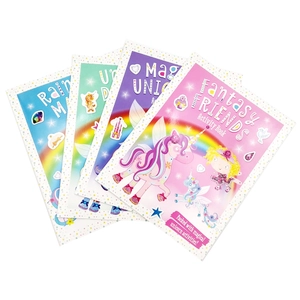 i love unicorns sticker activity case