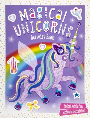 i love unicorns sticker activity case