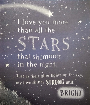 i love you more than all the stars