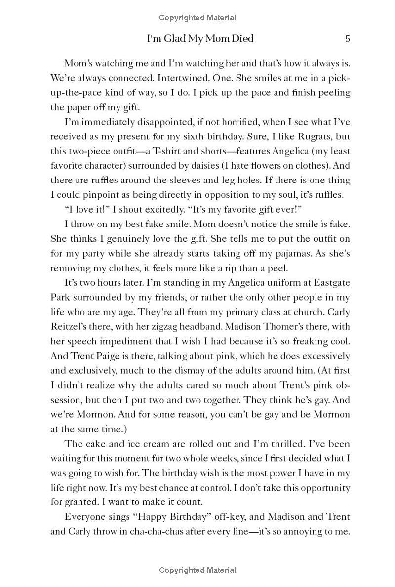 I'm Glad My Mom Died