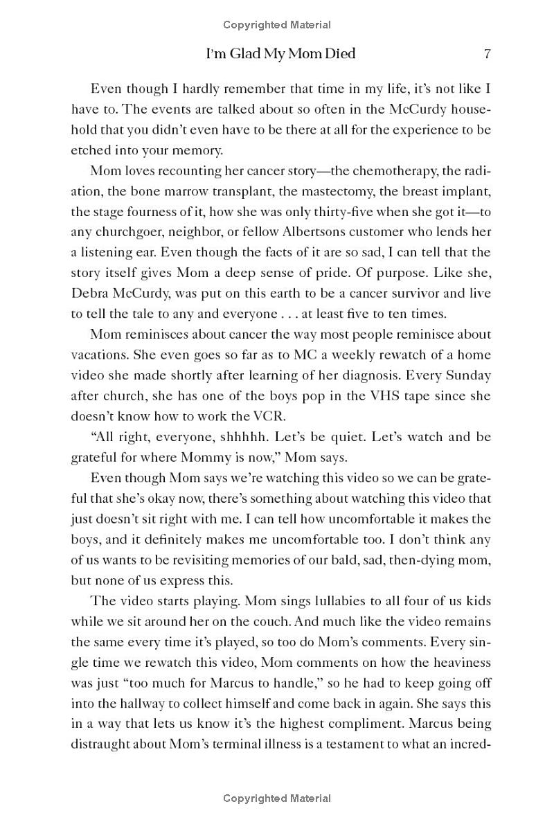 I'm Glad My Mom Died